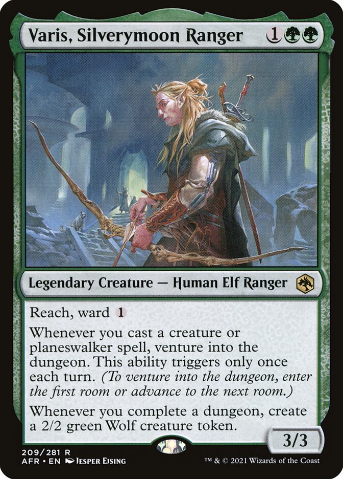 Varis, Silverymoon Ranger — Adventures in the Forgotten Realms (AFR) #209