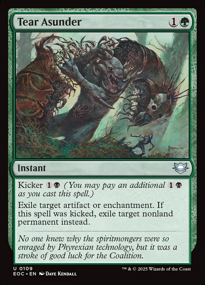 Tear Asunder — Edge of Eternities Commander (EOC) #109