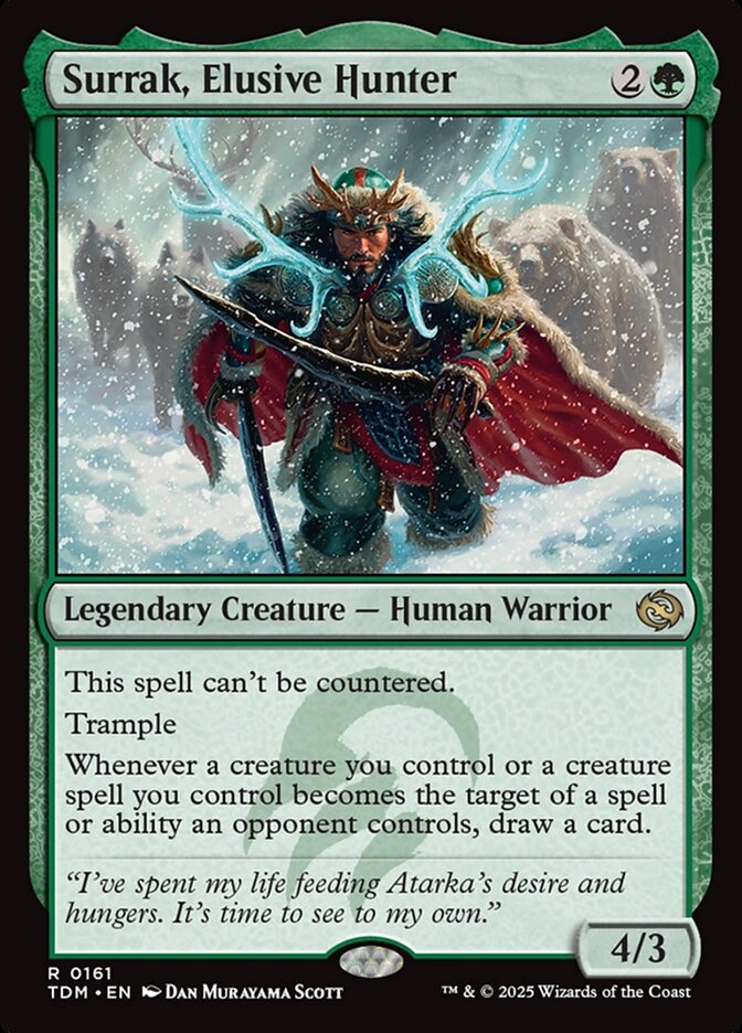 Surrak, Elusive Hunter — Tarkir: Dragonstorm (TDM) #161