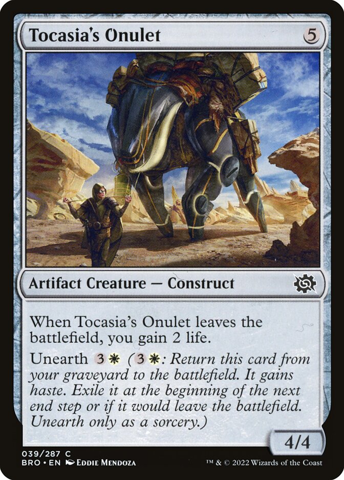 Tocasia's Onulet — The Brothers' War (BRO) #39