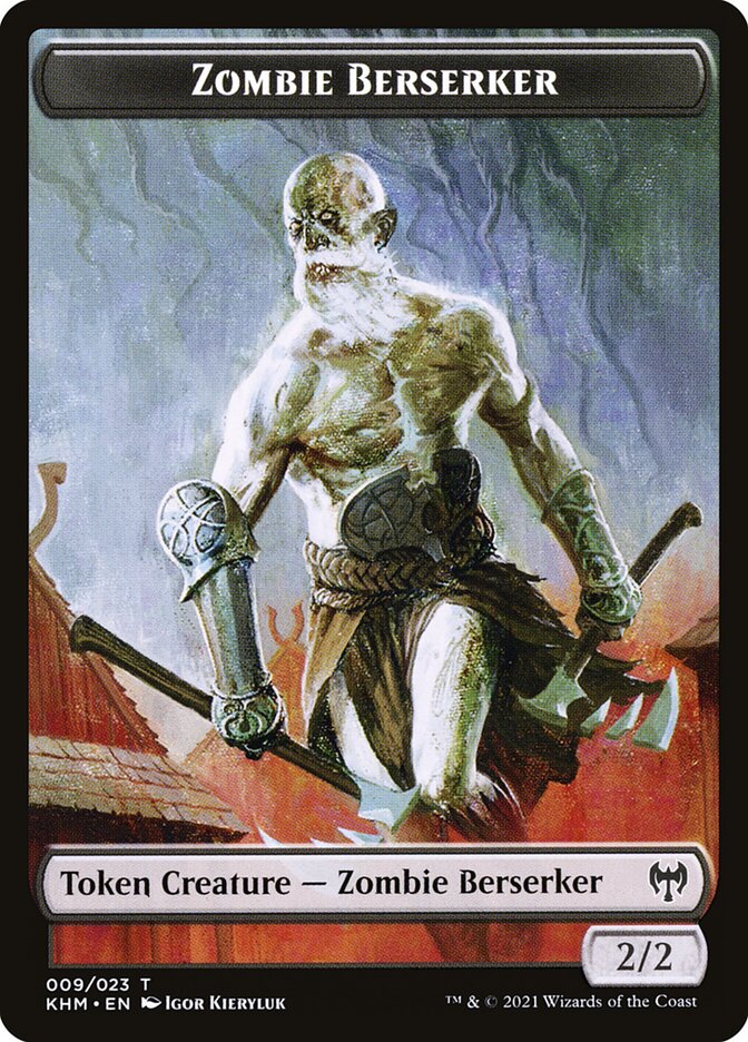 Zombie Berserker — Kaldheim Tokens (TKHM) #9