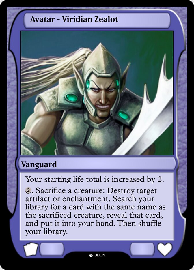 Viridian Zealot Avatar — Magic Online Avatars (PMOA) #41