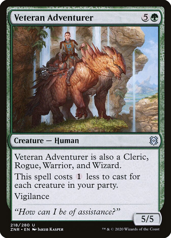 Veteran Adventurer — Zendikar Rising (ZNR) #218