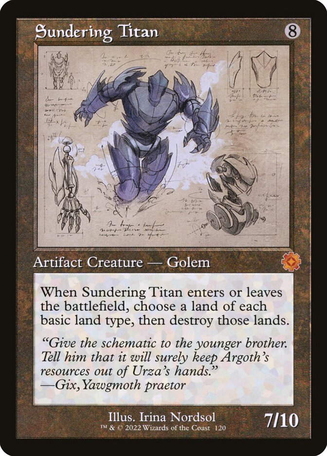 Sundering Titan — The Brothers' War Retro Artifacts (BRR) #120