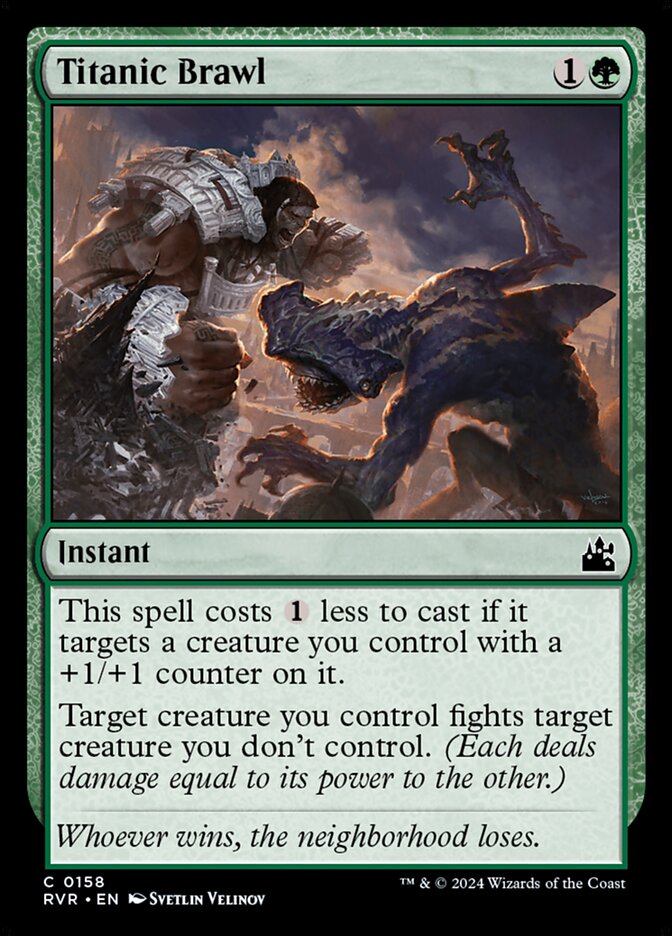 Titanic Brawl — Ravnica Remastered (RVR) #158