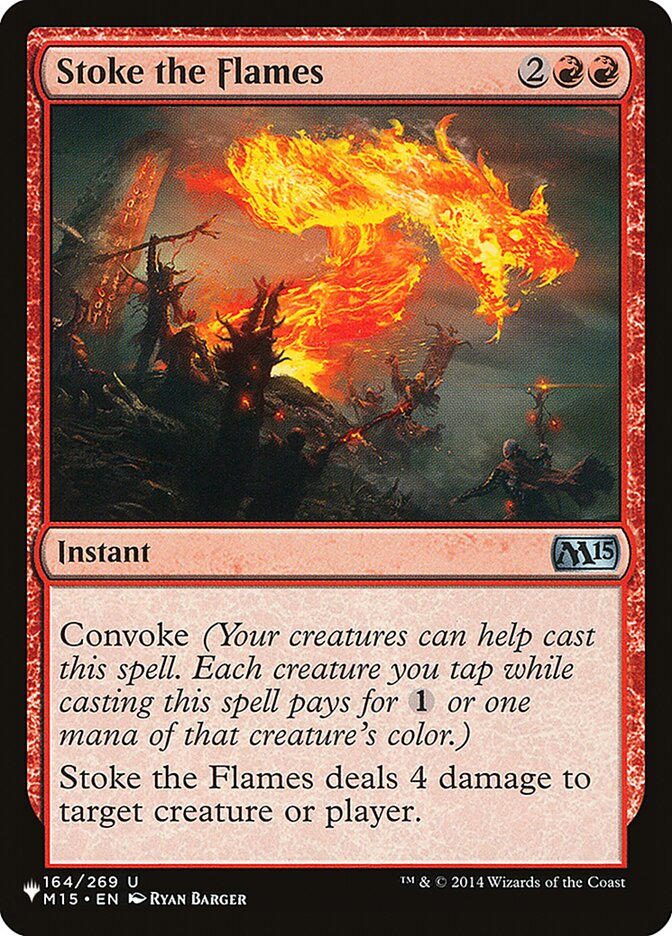 Stoke the Flames — The List (PLST) #M15-164
