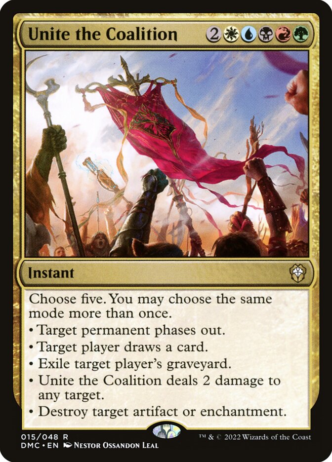 Unite the Coalition — Dominaria United Commander (DMC) #15