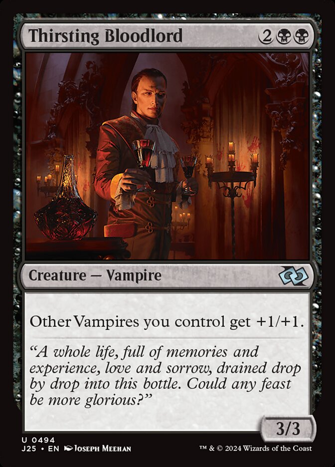 Thirsting Bloodlord — Foundations Jumpstart (J25) #494