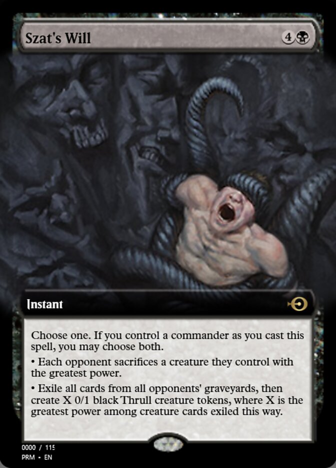 Szat's Will — Magic Online Promos (PRM) #86056
