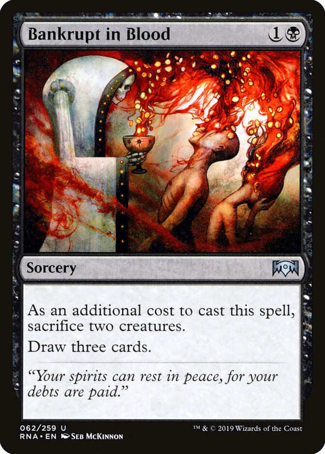 Bankrupt in Blood — Ravnica Allegiance (RNA) #62