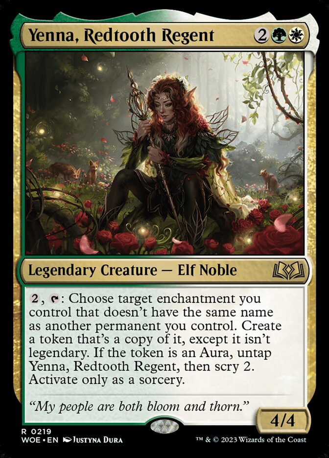 Yenna, Redtooth Regent — Wilds of Eldraine (WOE) #219