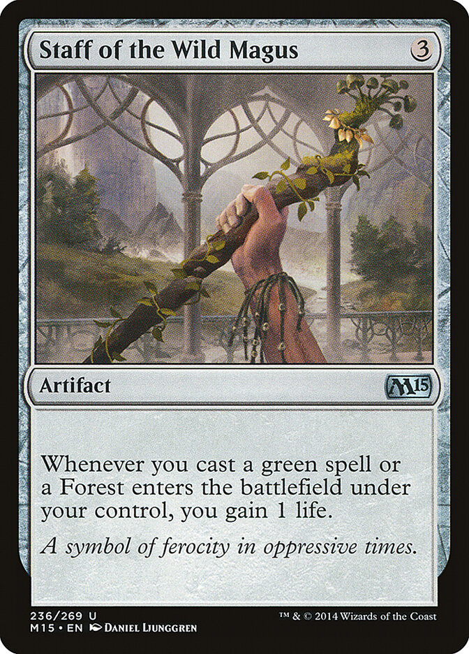 Staff of the Wild Magus — Magic 2015 (M15) #236