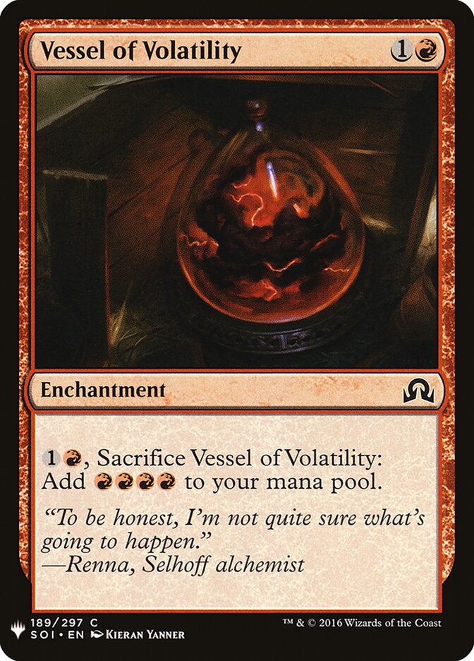 Vessel of Volatility — The List (PLST) #SOI-189