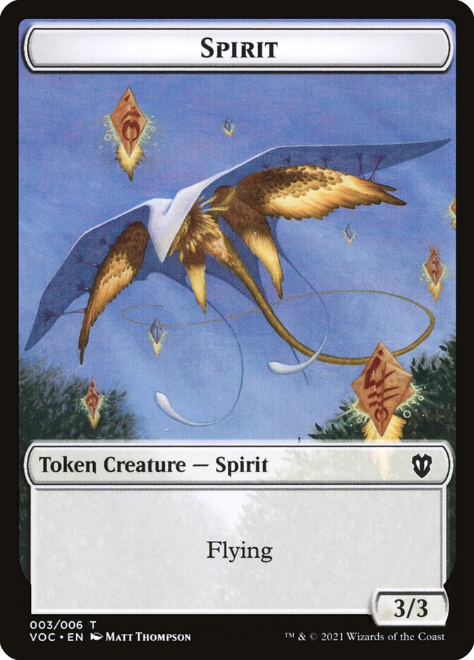 Spirit — Crimson Vow Commander Tokens (TVOC) #3