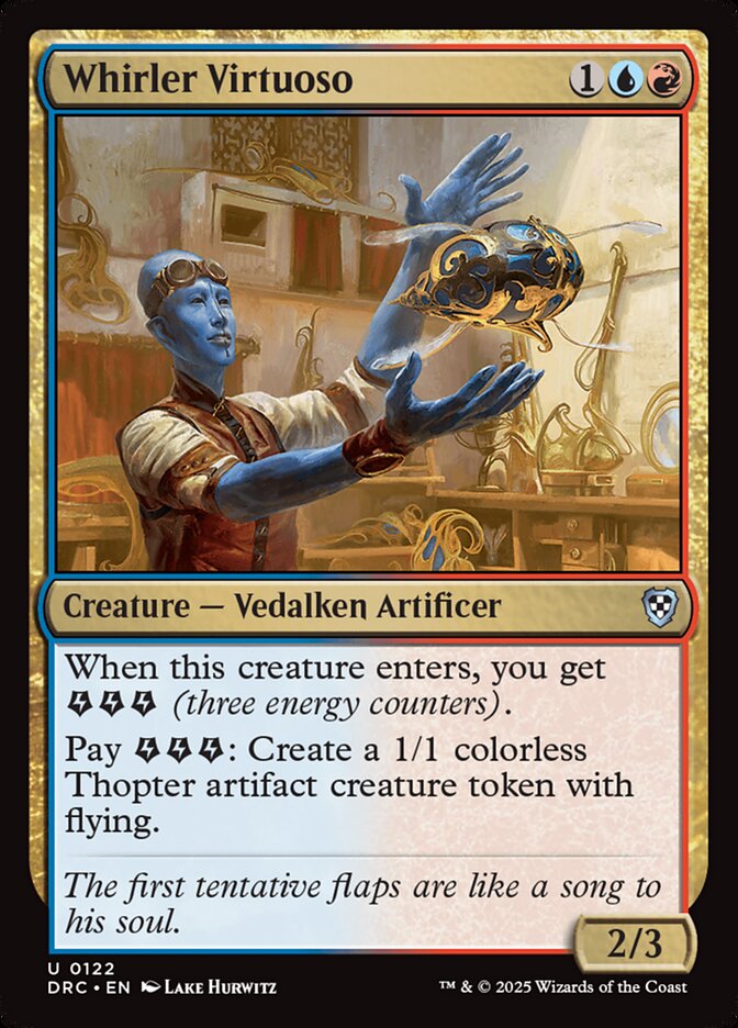 Whirler Virtuoso — Aetherdrift Commander (DRC) #122