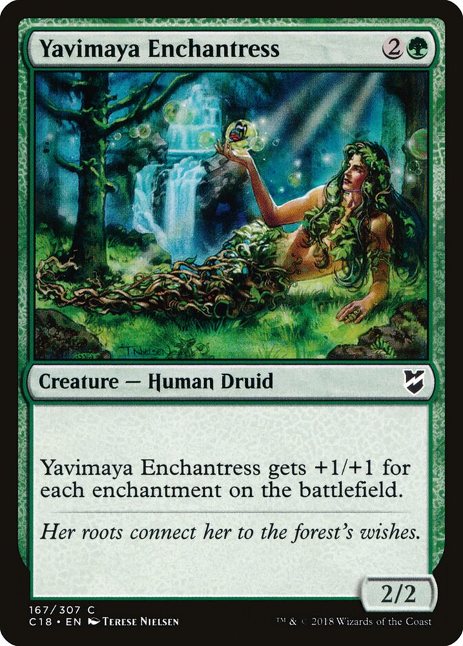 Yavimaya Enchantress — Commander 2018 (C18) #167