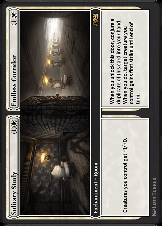 Solitary Study // Endless Corridor — Alchemy: Duskmourn (YDSK) #4