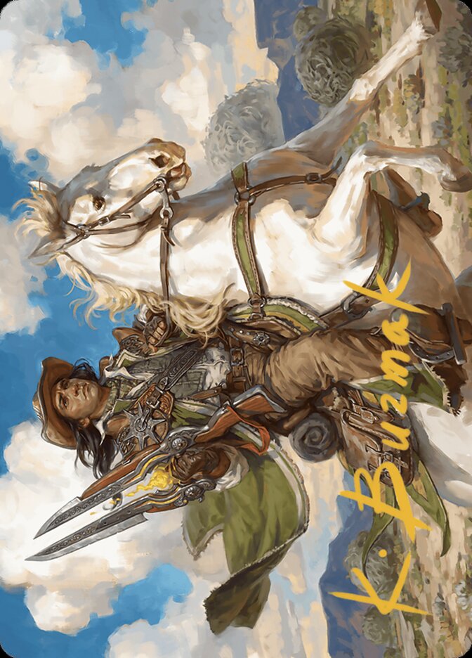 Wylie Duke, Atiin Hero // Wylie Duke, Atiin Hero — Outlaws of Thunder Junction Art Series (AOTJ) #35