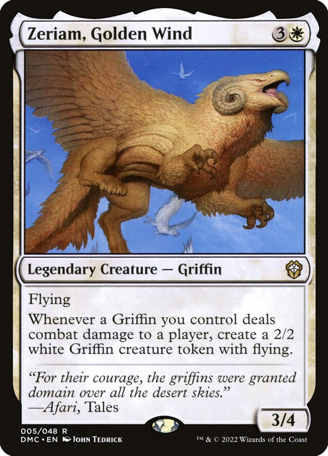 Zeriam, Golden Wind — Dominaria United Commander (DMC) #5