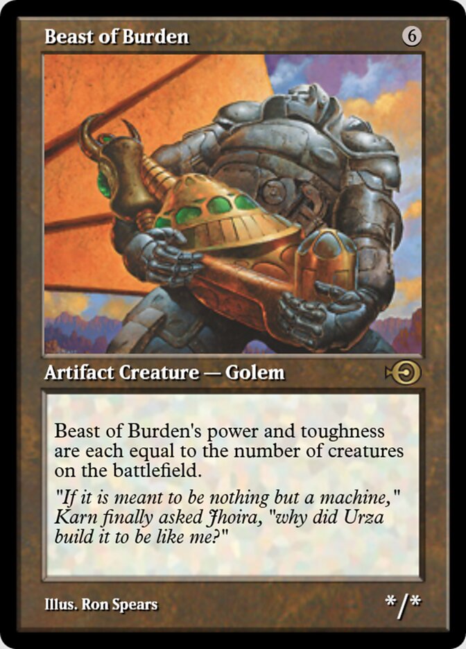 Beast of Burden — Magic Online Promos (PRM) #32198