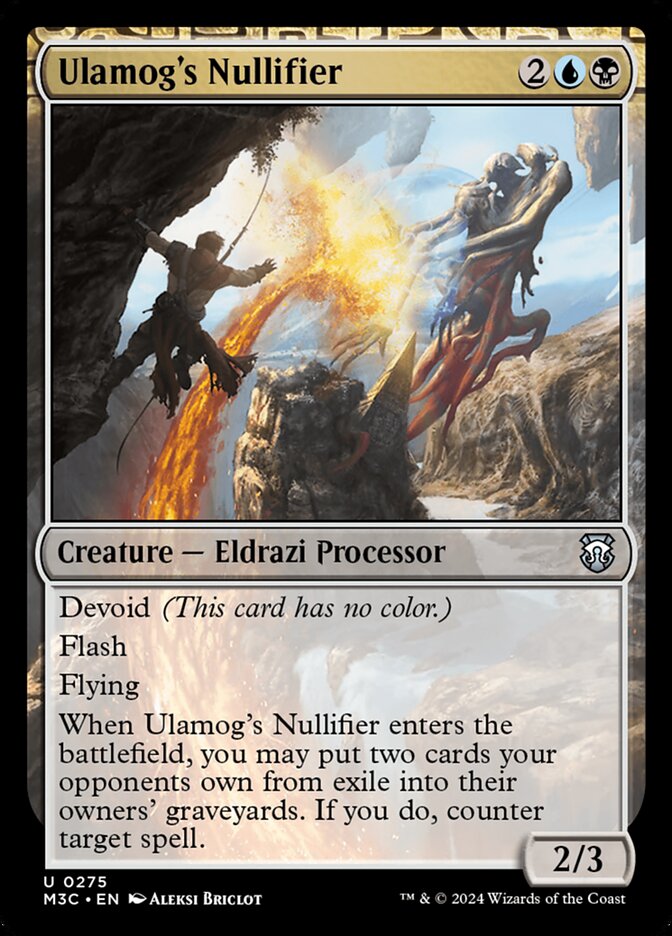 Ulamog's Nullifier — Modern Horizons 3 Commander (M3C) #275