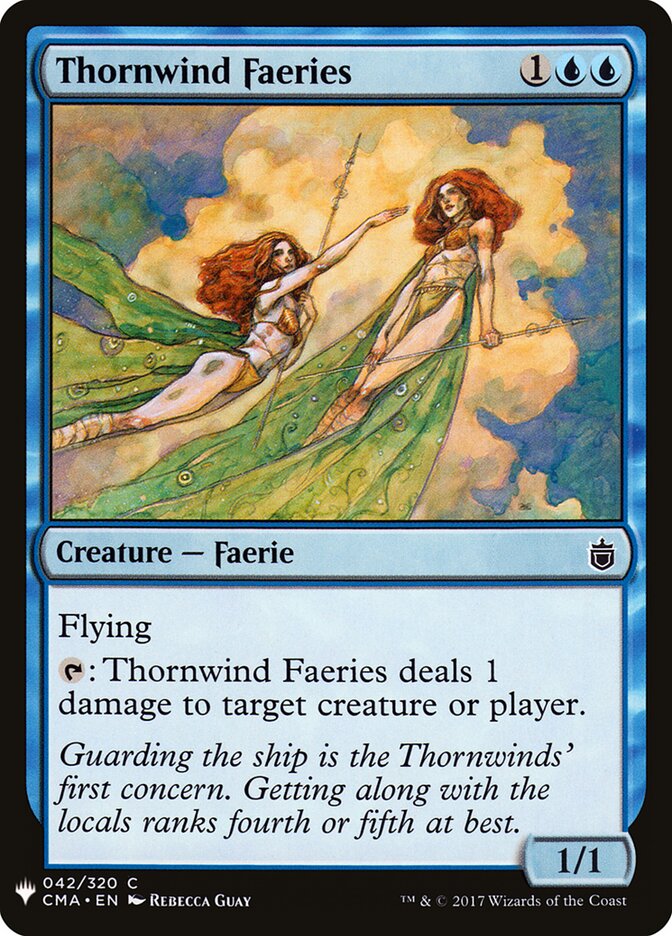 Thornwind Faeries — The List (PLST) #CMA-42