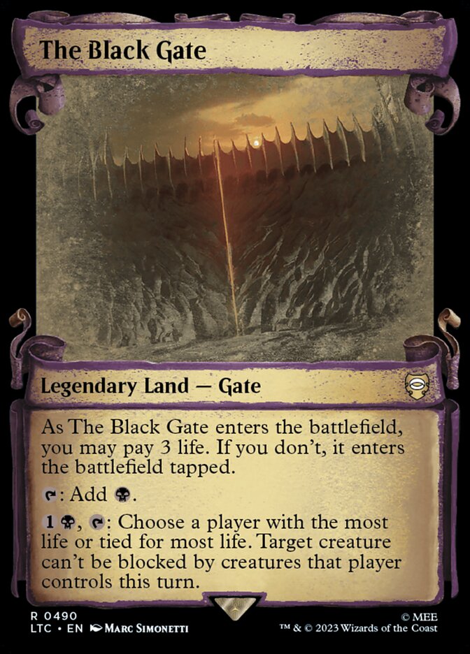 The Black Gate — Tales of Middle-earth Commander (LTC) #490