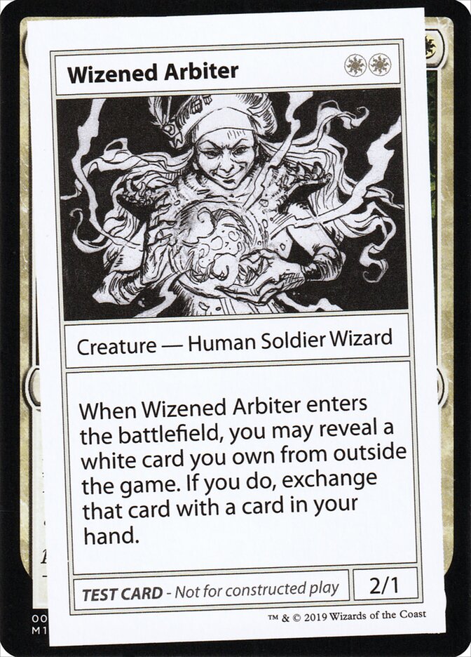 Wizened Arbiter — Mystery Booster Playtest Cards 2021 (CMB2) #14