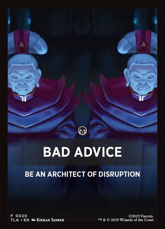 Bad Advice — Avatar: The Last Airbender Jumpstart Front Cards (JTLA) #20