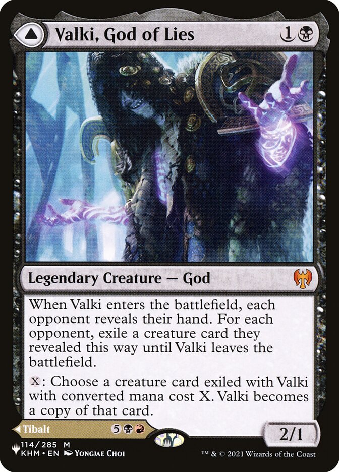 Valki, God of Lies // Tibalt, Cosmic Impostor — The List (PLST) #KHM-114