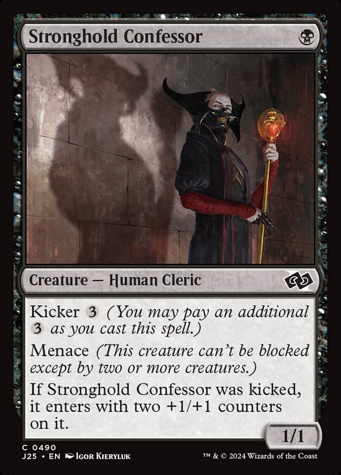 Stronghold Confessor — Foundations Jumpstart (J25) #490