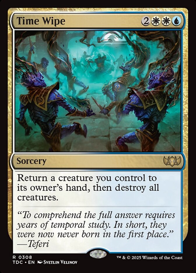 Time Wipe — Tarkir: Dragonstorm Commander (TDC) #308