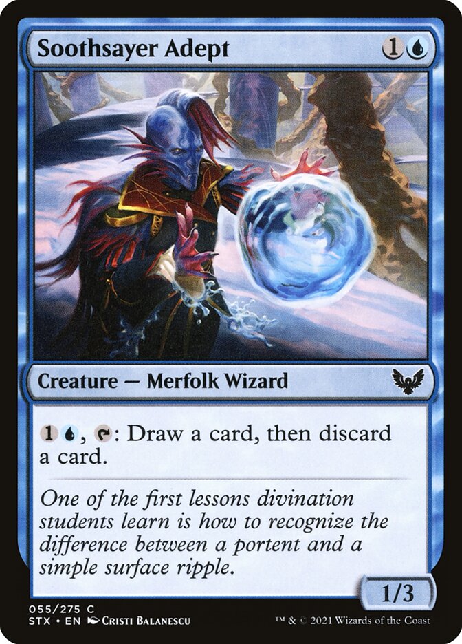 Soothsayer Adept — Strixhaven: School of Mages (STX) #55