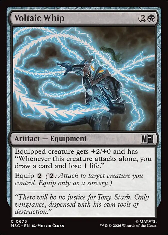 Voltaic Whip — Marvel Super Heroes Commander (MSC) #675