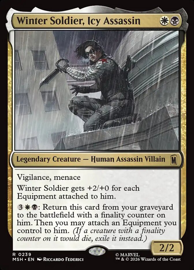 Winter Soldier, Icy Assassin — Marvel Super Heroes (MSH) #239