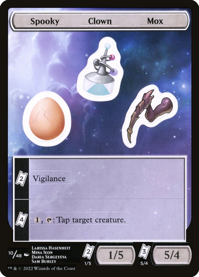 Spooky Clown Mox — Unfinity Sticker Sheets (SUNF) #10