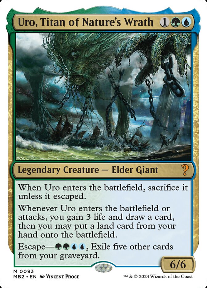 Uro, Titan of Nature's Wrath — Mystery Booster 2 (MB2) #93