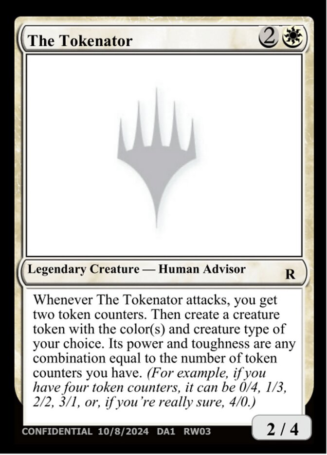 The Tokenator — Unknown Event (UNK) #RW03g