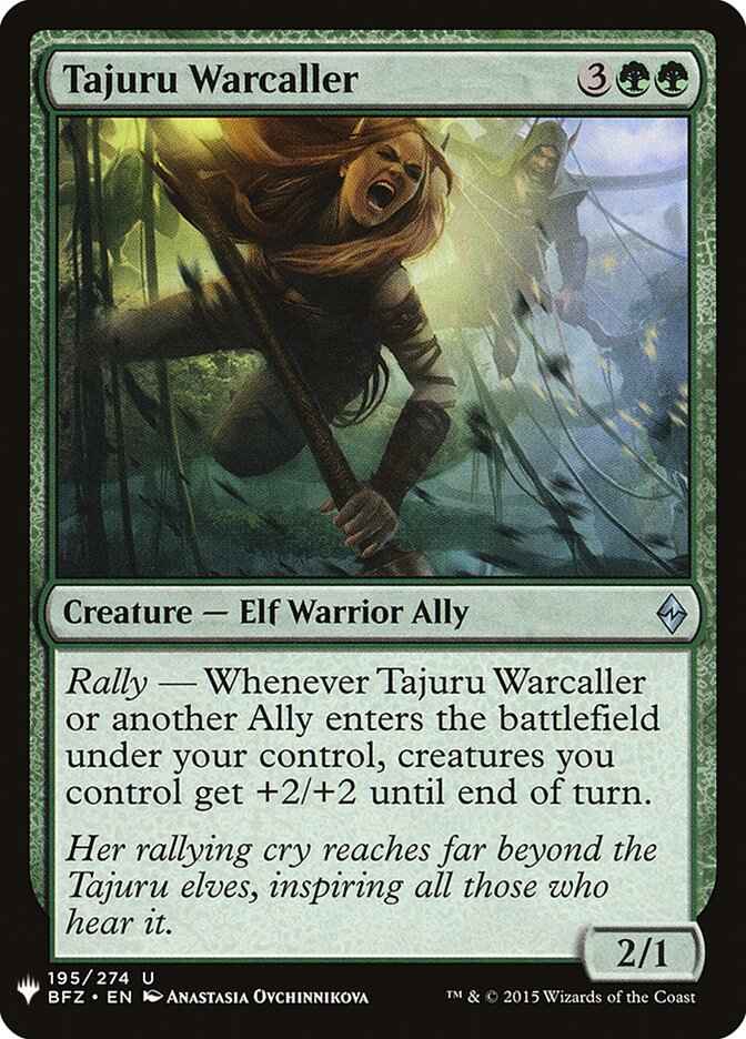 Tajuru Warcaller — The List (PLST) #BFZ-195
