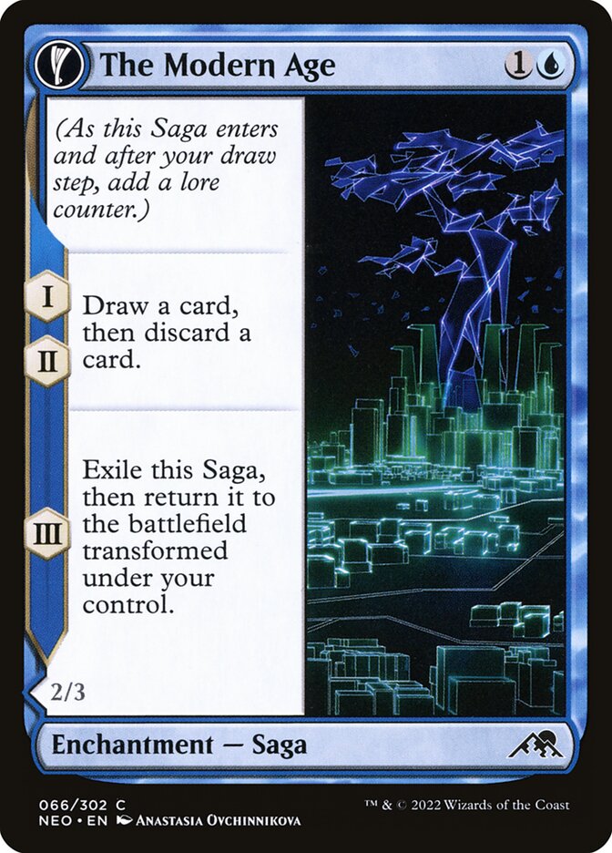 The Modern Age // Vector Glider — Kamigawa: Neon Dynasty (NEO) #66