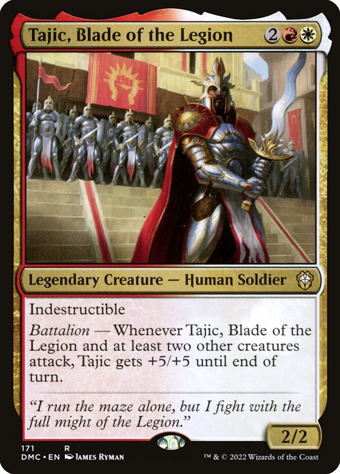Tajic, Blade of the Legion — Dominaria United Commander (DMC) #171