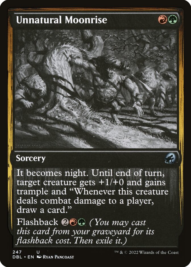 Unnatural Moonrise — Innistrad: Double Feature (DBL) #247