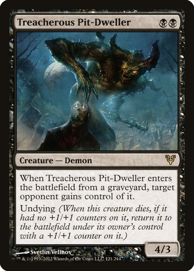 Treacherous Pit-Dweller — Avacyn Restored (AVR) #121