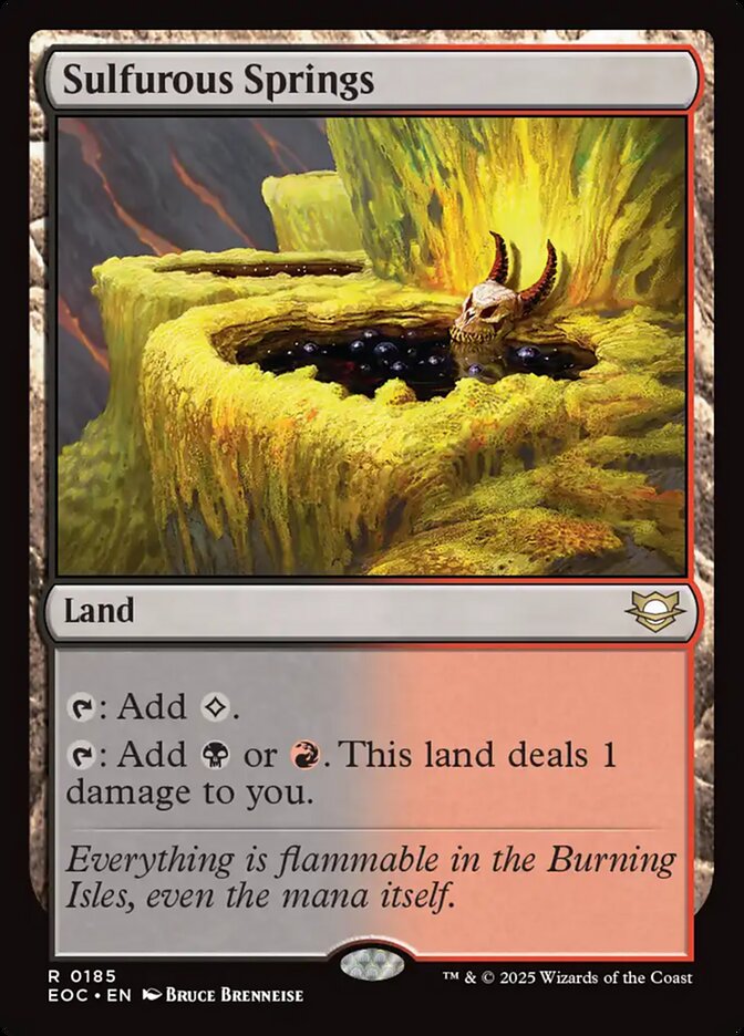 Sulfurous Springs — Edge of Eternities Commander (EOC) #185