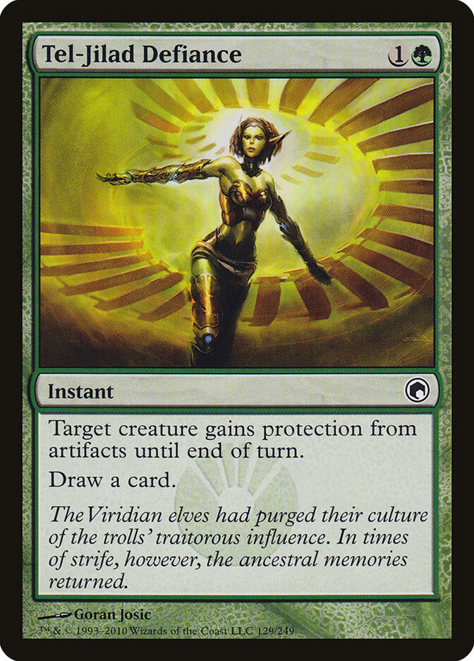 Tel-Jilad Defiance — Scars of Mirrodin (SOM) #129