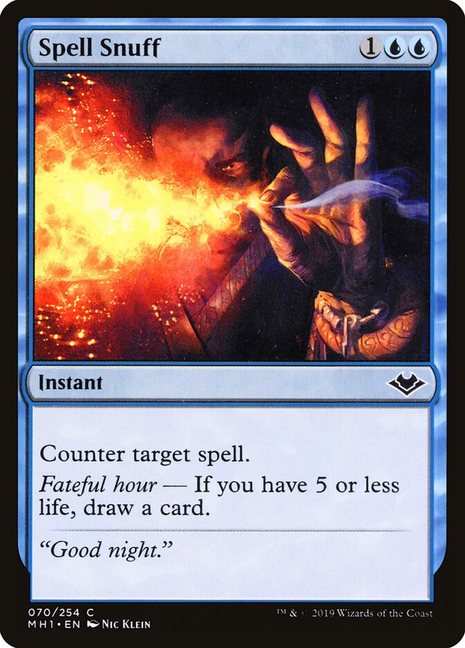 Spell Snuff — Modern Horizons (MH1) #70