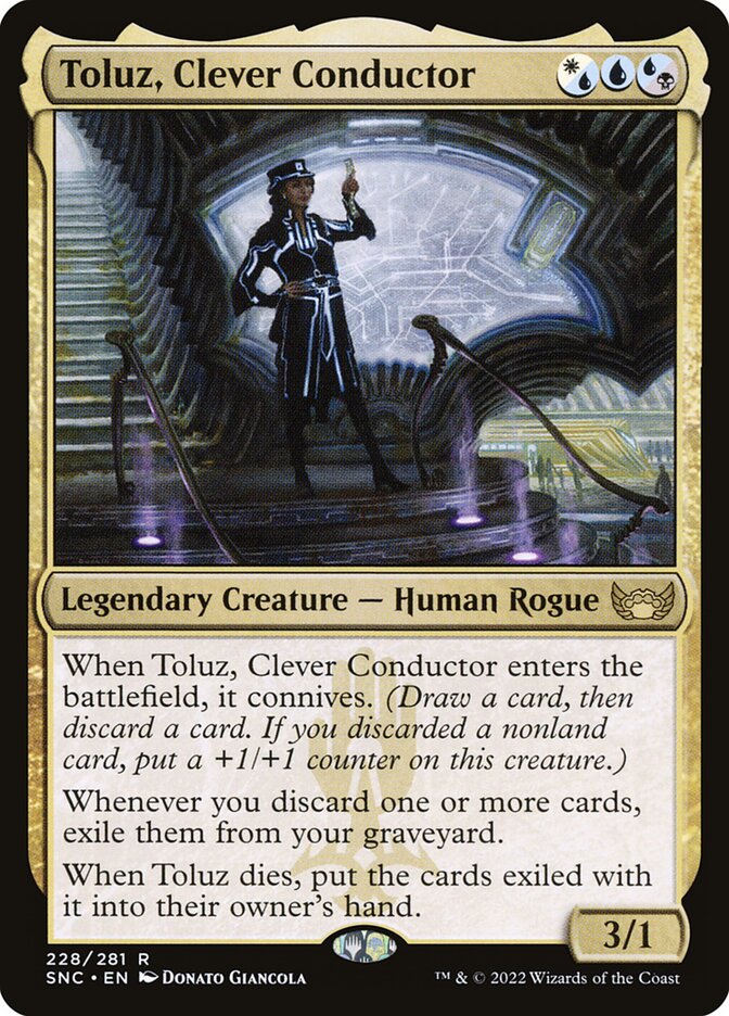 Toluz, Clever Conductor — Streets of New Capenna (SNC) #228