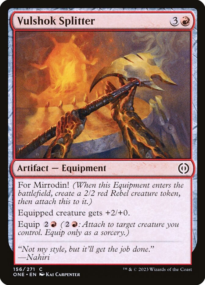 Vulshok Splitter — Phyrexia: All Will Be One (ONE) #156