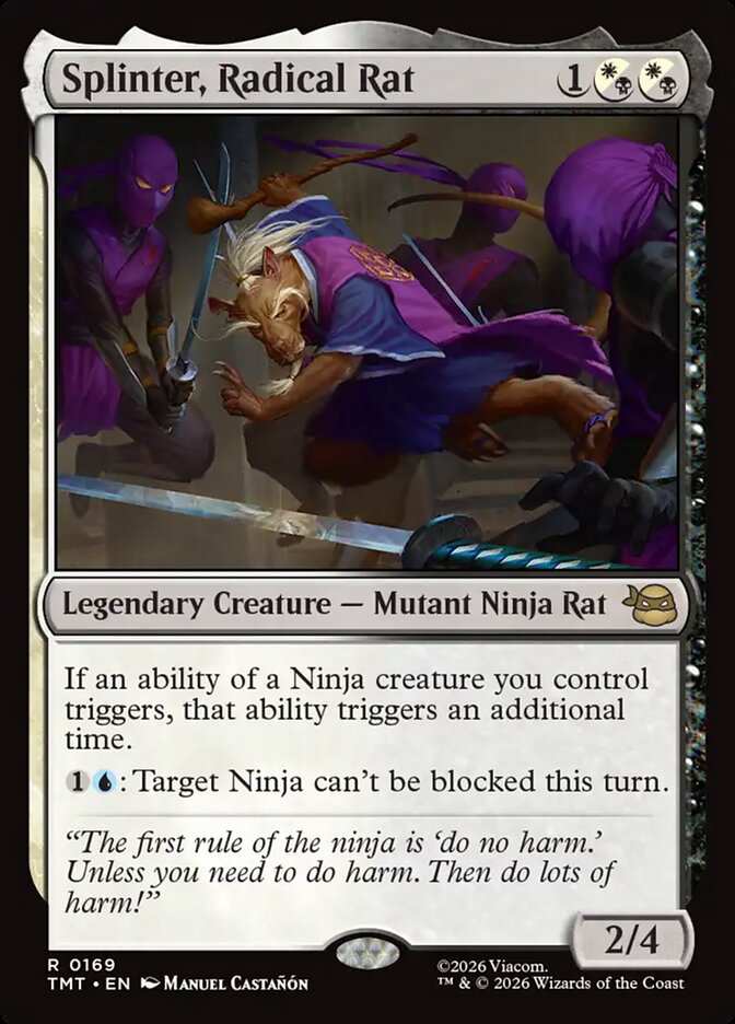 Splinter, Radical Rat — Teenage Mutant Ninja Turtles (TMT) #169