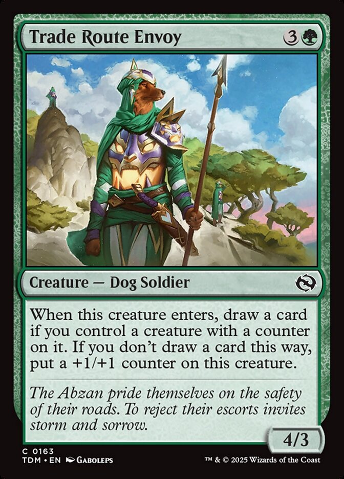Trade Route Envoy — Tarkir: Dragonstorm (TDM) #163